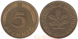 ФРГ. 5 пфеннигов 1996 год. (J)