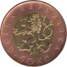  Чехия. 50 крон 2011 год. Прага. 