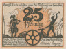  Бона. Германия. Любц 25 пфеннигов 1922 год. Нотгельд. (XF) 