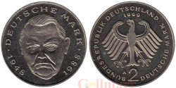 Германия (ФРГ). 2 марки 1999 год. Людвиг Эрхард. (A)