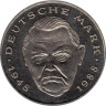  ФРГ. 2 марки 1999 год. Людвиг Эрхард, 40 лет Федеративной Республике (1948-1988). (A) 