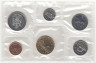  Канада. Набор монет 1995 год. Официальный годовой набор. (6 штук, в конверте)  