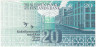  Бона. Финляндия 20 марок 1993 год. Вяйнё Линна. (Litt. А) (XF) 