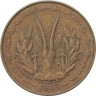  Западная Африка (BCEAO). 5 франков 1969 год. Канна (антилопа). 