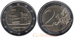 Германия. 2 евро 2014 год. Церковь Св. Михаэля, Нижняя Саксония. (F)