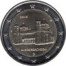 Германия. 2 евро 2014 год. Церковь Св. Михаэля, Нижняя Саксония. (F) 