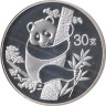  Копия. Китай 30 юань 1987 год. Панда. 