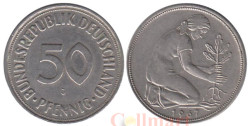 ФРГ. 50 пфеннигов 1967 год. (J)