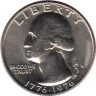  США. 25 центов 1976 год. 200 лет независимости. (D) 
