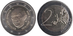 Германия. 2 евро 2026 год. Конрад Аденауэр. (А)