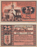  Бона. Германия. Монастырь Цинна 25 пфеннигов 1920 год. Нотгельд. (XF) 