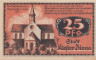  Бона. Германия. Монастырь Цинна 25 пфеннигов 1920 год. Нотгельд. (XF) 