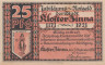  Бона. Германия. Монастырь Цинна 25 пфеннигов 1920 год. Нотгельд. (XF) 