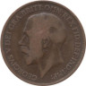  Великобритания. 1 пенни 1917 год. Сидящая Британия. 
