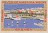  Бона. Германия. Бремен 75 пфеннигов 1923 год. Неделя Немецкой Америки в Бремене - Буэнос-Айрес (серия B). Нотгельд. (XF) 
