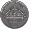  Швеция. 1 крона 2008 год. 