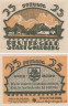  Бона. Германия. Гольдберг 25 пфеннигов 1922 год. Нотгельд. (XF) 