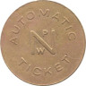  США. Жетон парковочный. Automatic Ticket - NPW. 