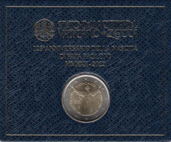 Ватикан. 2 евро 2022 год. 125 лет со дня рождения Папы Римского Павла VI.