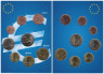  Люксембург. Набор монет евро 2023 год. (8 штук, в планшете) 