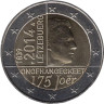  Люксембург. 2 евро 2014 год. 175 лет независимости Люксембурга. 