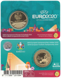 Бельгия. 2,5 евро 2021 год. Чемпионат Европы по футболу UEFA EURO 2020.