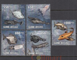 Набор марок. Гвинея-Бисау 2010 год. Глубоководные рыбы. (5 марок)
