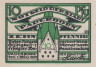  Бона. Германия. Падерборн 10 пфеннигов 1920 год. Нотгельд. (XF) 