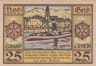  Бона. Германия. Камп-на-Рейне 25 пфеннигов 1921 год. Нотгельд. (XF) 