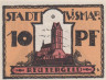  Бона. Германия. Висмар 10 пфеннигов 1921 год. Нотгельд. (XF) 