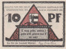  Бона. Германия. Висмар 10 пфеннигов 1921 год. Нотгельд. (XF) 
