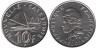  Новая Каледония. 10 франков 2003 год. Парусник. 