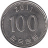  Южная Корея. 100 вон 2011 год. 