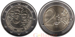 Бельгия. 2 евро 2011 год. 100 лет Международному Женскому Дню.