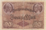  Бона. Германия. 20 марок 1914 год. Минерва и Меркурий. (VG-F) 