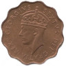  Кипр. 1/2 пиастра. 1949 год. Георг VI. 