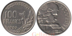 Франция. 100 франков 1955 год. Тип Коше. Марианна. (без отметки монетного двора)