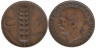 Италия. 5 чентезимо 1922 год. Колос пшеницы. 