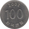  Южная Корея. 100 вон 2002 год. 