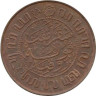  Голландская Ост-Индия. 2,5 цента 1945 год. 