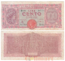 Бона. Италия 100 лир 1944 (1946) год. Джованни Альфонсо Петруччи. (G)