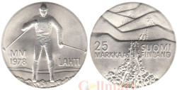 Финляндия. 25 марок 1978 год. Зимние игры в Лахти.