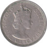  Фиджи. 6 пенсов 1953 год. Морская черепаха. 