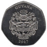  Гайана. 10 долларов 2007 год. Добыча золота. 