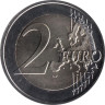  Эстония. 2 евро 2021 год. Волк. 