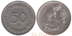 ФРГ. 50 пфеннигов 1968 год. (D)