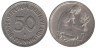  ФРГ. 50 пфеннигов 1968 год. (D) 