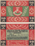  Бона. Германия. Пазинг 10 пфеннигов 1918 год. Нотгельд. (XF) 