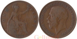 Великобритания. 1 пенни 1920 год.