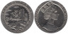  Остров Мэн. 1 крона 1997 год. Год Быка. 